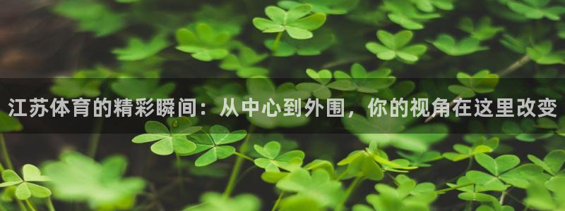 雨燕360体育免费直播 足球：江苏体育的精彩瞬间：从中心到外围，你的视角在这里改变